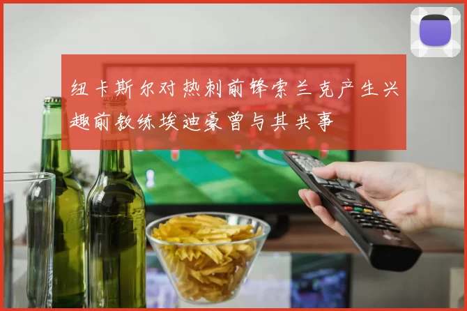 纽卡斯尔对热刺前锋索兰克产生兴趣前教练埃迪豪曾与其共事